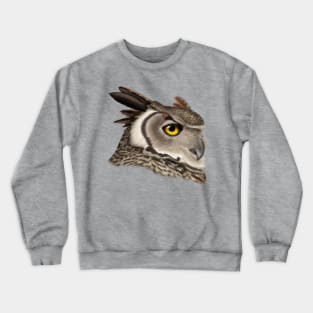 Great Horned Owl Crewneck Sweatshirt